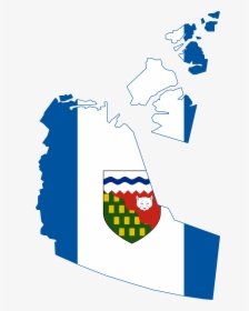 Map And Flag Of Northwest Territories, HD Png Download, Transparent PNG