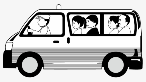 Taxi Images Black And White, HD Png Download, Transparent PNG