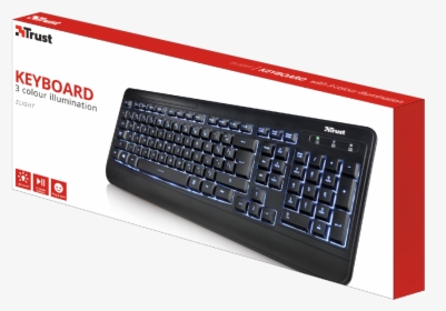Elight Illuminated Keyboard - Trust Elight Led Keyboard, HD Png Download, Transparent PNG