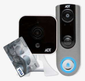 Adt Video Doorbell Outdoor Camera $100 Visa Gift Card - Subwoofer, HD Png Download, Transparent PNG