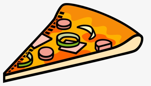 Vector Illustration Of Flatbread Pizza Topped With - Bagay Na Hugis Triangle, HD Png Download, Transparent PNG
