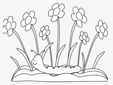 Spring Outline Cliparts - Easter Clip Art Black And White, HD Png Download, Transparent PNG