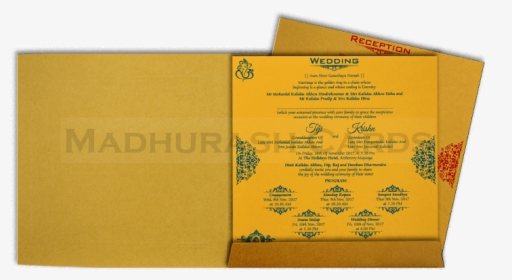 Hindu Wedding Cards - Paper, HD Png Download, Transparent PNG