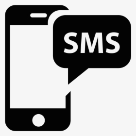 Text Message Logo Png - Text Message Logo White, Transparent Png, Transparent PNG
