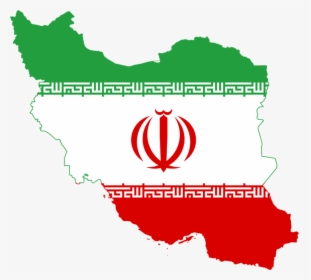 Iran Map With Flag Png, Transparent Png, Transparent PNG