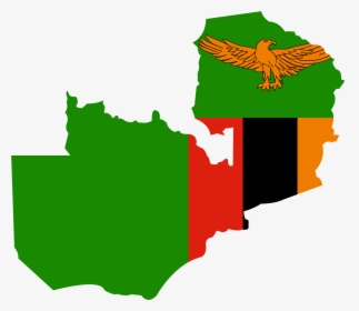 Zambia Flag And Map, HD Png Download, Transparent PNG