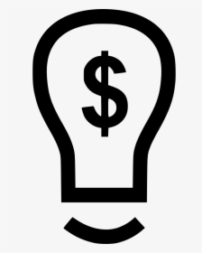 Idea Light Bulb Dollar - Business, HD Png Download, Transparent PNG