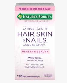 Extra Strength Hair, Skin & Nails - Hair Vitamins Nature's Bounty, HD Png Download, Transparent PNG