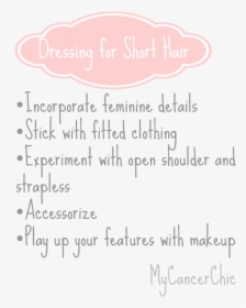 Dressing For Short Hair Graphic - Chirp, HD Png Download, Transparent PNG
