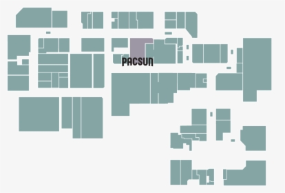 Pacsun Map - Floor Plan, HD Png Download, Transparent PNG