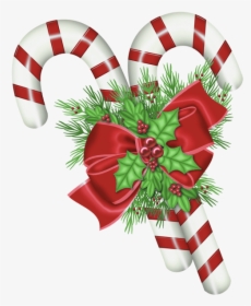 Christmas Candy Cane Transparent Background, HD Png Download, Transparent PNG