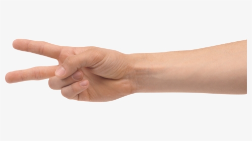Transparent Hands Png - Hand Two Fingers Png, Png Download, Transparent PNG