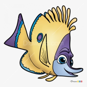 Transparent Nemo Transparent Png - Tad Finding Nemo Drawing, Png Download, Transparent PNG