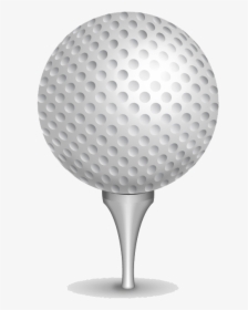 Golf Ball Clip Art - Golf Ball And Tee Clip Art, HD Png Download, Transparent PNG