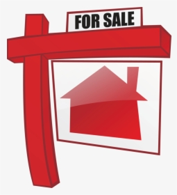 Real Estate Clipart Png File - Cartoon Real Estate Sign, Transparent Png, Transparent PNG