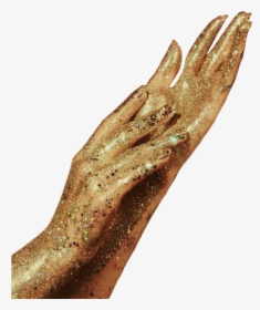 #hands #hand #png #pngs #gold #shimmer #shine #aesthetic - Gold Aesthetic, Transparent Png, Transparent PNG