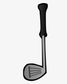 Crossed Golf Clubs With Golf Ball - Mini Golf Club Clipart, HD Png Download, Transparent PNG
