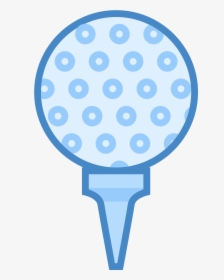 Golf Ball Icon Blue Png Clipart - Circle, Transparent Png, Transparent PNG