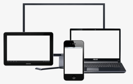 Devices Png Page - Laptop Tablet Desktop Phone, Transparent Png, Transparent PNG
