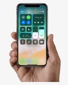 Iphone X In Hands Png - Hand Holding Iphone Png, Transparent Png, Transparent PNG