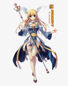 Anime Angel Warrior Blonde, HD Png Download, Transparent PNG