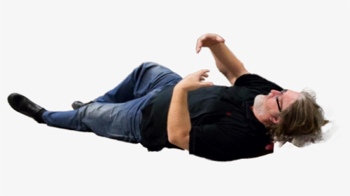Gabe Newell Laying Down, HD Png Download, Transparent PNG