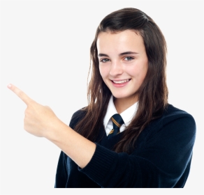 Women Pointing Left Royalty-free Png, Transparent Png, Transparent PNG