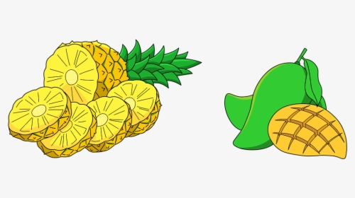 Pineapple Mango Fruit, HD Png Download, Transparent PNG