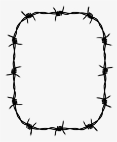 Barbed Wire Frame, HD Png Download, Transparent PNG