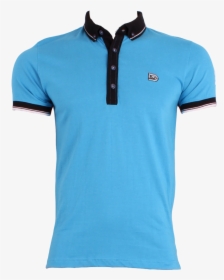 T-shirt,clothing,polo Shirt,azure,cobalt Blue,line,electric, HD Png Download, Transparent PNG