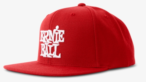 Red With White Stacked Ernie Ball Logo Hat Thumb, HD Png Download, Transparent PNG