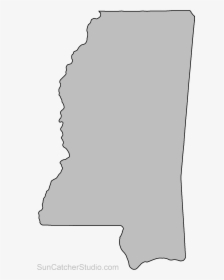 Mississippi Outline Map, HD Png Download, Transparent PNG
