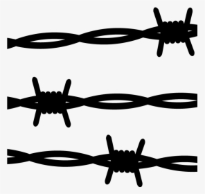 Transparent Barb Wire Fence Png, Png Download, Transparent PNG