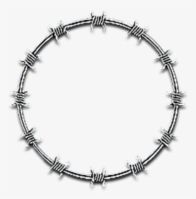 Barbed Wire Circle Png, Transparent Png, Transparent PNG