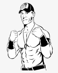 John Cena Wwe Drawing By Nuruddinayobwwe, HD Png Download, Transparent PNG