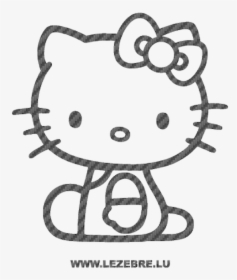 Hello Kitty Clipart White On Black Free Transparent Hello Kitty Color Template Hd Png Download Transparent Png Image Pngitem