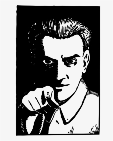 Creepy Guy Pointing Clip Arts, HD Png Download, Transparent PNG