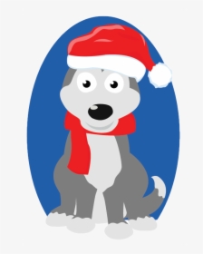 Christmas Siberian Husky, HD Png Download, Transparent PNG
