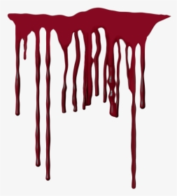 Realistic Blood Drip Png, Transparent Png, Transparent PNG