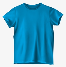 Blue T Shirt Png Clipart, Transparent Png, Transparent PNG