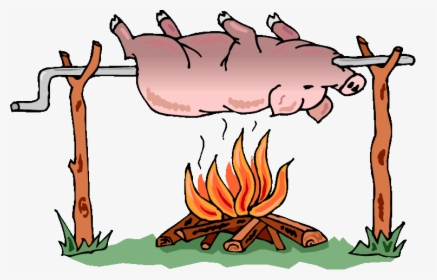 Pig On A Barbecue Pit, HD Png Download, Transparent PNG