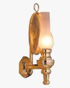 Oil Lamp Wall Sconce Dollhouse Miniature Electrical, HD Png Download, Transparent PNG