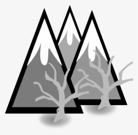 Dead Forest Mountains Clip Arts, HD Png Download, Transparent PNG
