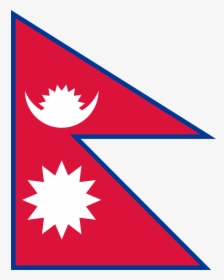 Flag Of Nepal - Nepal Flag, HD Png Download, Transparent PNG
