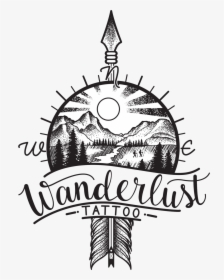 Minnesota Drawing Tattoo - Wanderlust Tattoo, HD Png Download, Transparent PNG