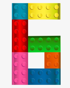 Lego Number Six Png Transparent Clip Art Image - Lego Number 6 Clipart, Png Download, Transparent PNG