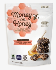 Droga Chocolates - Money On Honey Dark Chocolate, HD Png Download, Transparent PNG