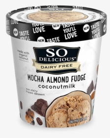 Mocha Almond Fudge Coconutmilk Frozen Dessert   Class - Dairy Free Cookies And Cream Ice Cream, HD Png Download, Transparent PNG