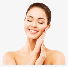 Spa Mendham Woman Face Skin Care, Happy Smiling Model - Beauty Happy Faces Png, Transparent Png, Transparent PNG