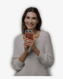 Woman Holding Mixfit Drink - Girl, HD Png Download, Transparent PNG